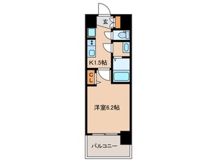 ﾌﾟﾚｻﾝｽ鶴舞ﾊﾟｰｸ＆ｽﾃｰｼｮﾝの物件間取画像